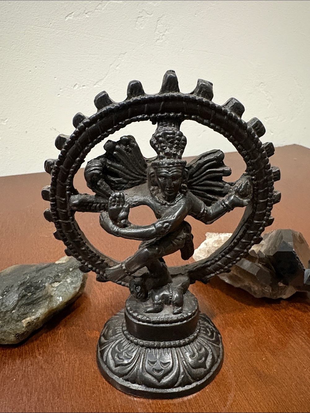 Handcrafted Black Nataraja Statue - Hindu Dance Deity Sculpture